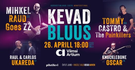 Kevadbluus: KNUCKLEBONE OSCAR Augustibluus 2025 hooaja avafestivalil