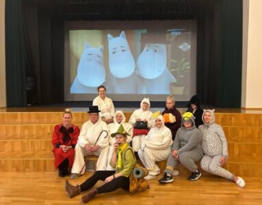 Koolides tähistati Muumide 80. ja Soome 108. sünnipäeva