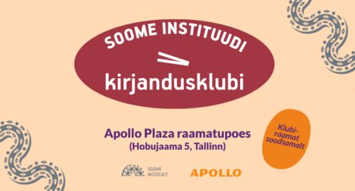 Soome Instituudi kirjandusklubi alustab Tallinnas Apollo Plaza raamapoes
