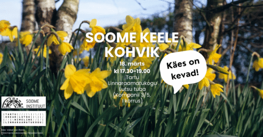 Soome keele kohvik: käes on kevad
